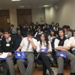 Durante la tarde, participaron de tres charlas/talleres con astrónomos del Departamento